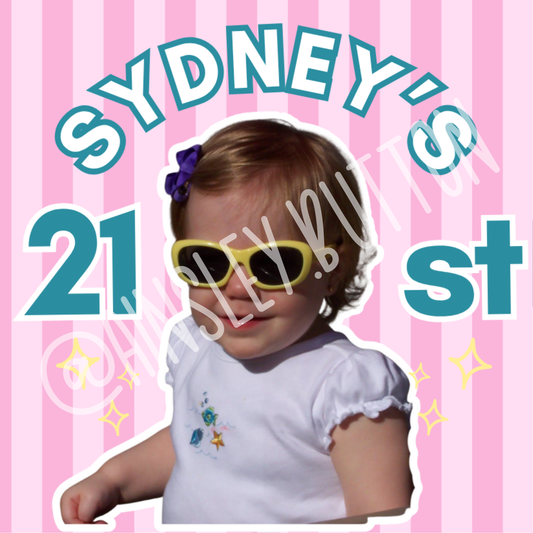 25 BIRTHDAY STICKERS!